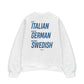 Áo Sweater Nỉ Hai Da  Eat Italian