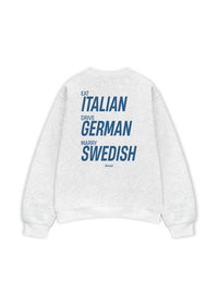 Áo Sweater Nỉ Hai Da  Eat Italian