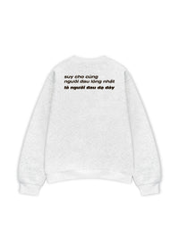 Áo Sweater Nỉ Hai Da Người Đau Lòng Nhất