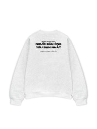 Áo Sweater Nỉ Hai Da Người Đàn Ông Yêu Bạn Nhất