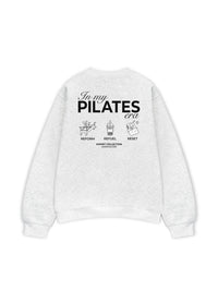 Áo Sweater Nỉ Hai Da In My Pilates Era