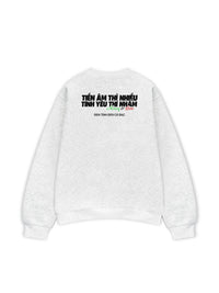 Áo Sweater Nỉ Hai Da Tiền Âm Và Tình Yêu