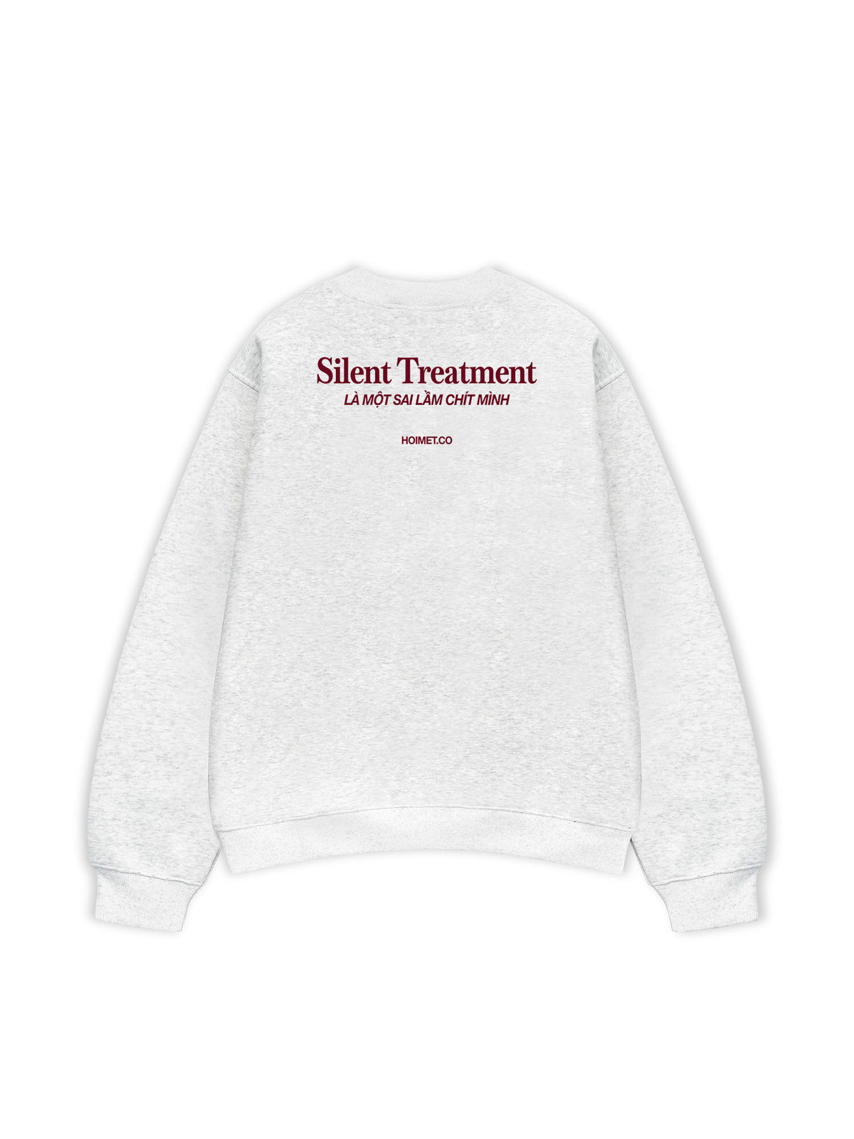 Áo Sweater Nỉ Hai Da Silent Treatment