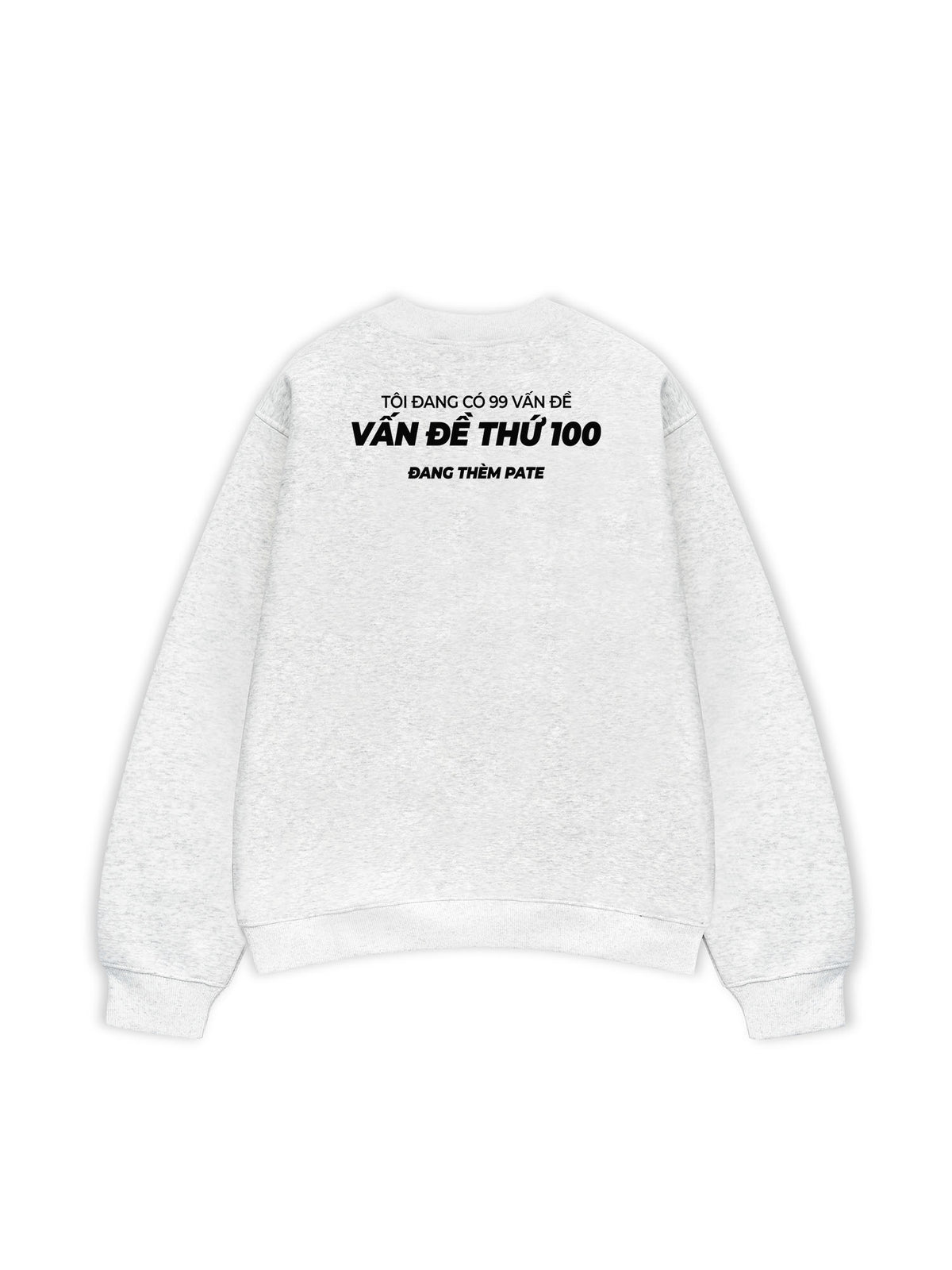 Áo Sweater Nỉ Hai Da Vấn Đề Thứ 100