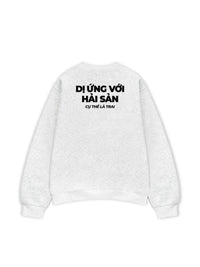 Áo Sweater Nỉ Hai Da Dị Ứng Với Hải Sản