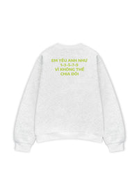 Áo Sweater Nỉ Hai Da Yêu Anh Như