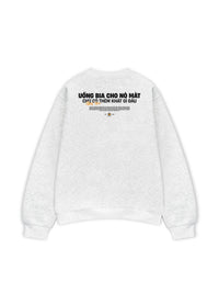 Áo Sweater Nỉ Hai Da Uống Bia Cho Mát