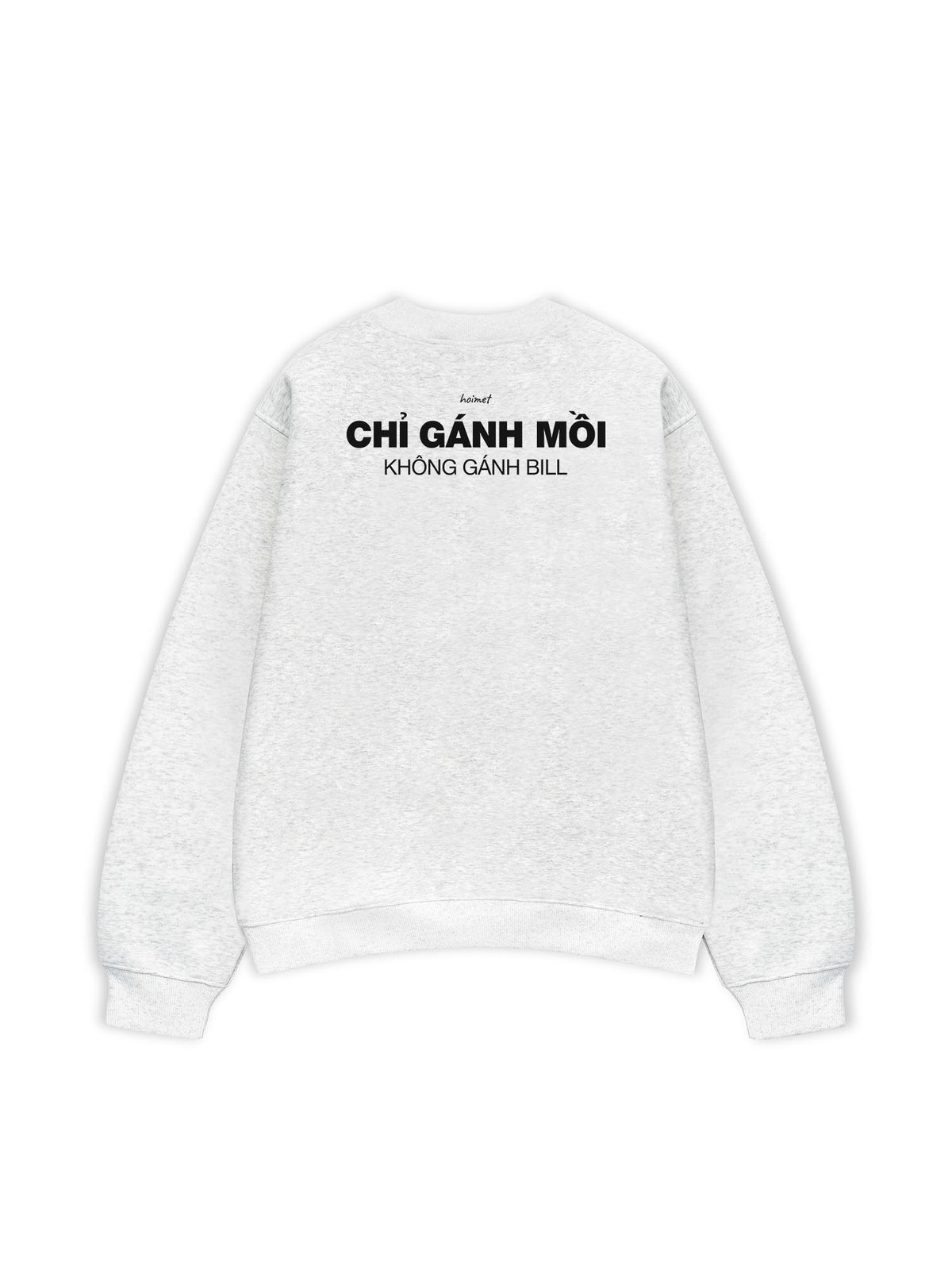Áo Sweater Nỉ Hai Da Chỉ Gánh Mồi