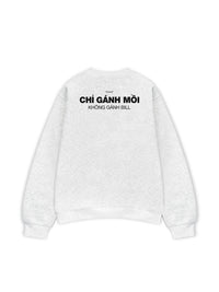 Áo Sweater Nỉ Hai Da Chỉ Gánh Mồi