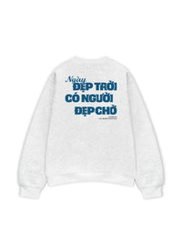 Áo Sweater Nỉ Hai Da Người Đẹp Chờ