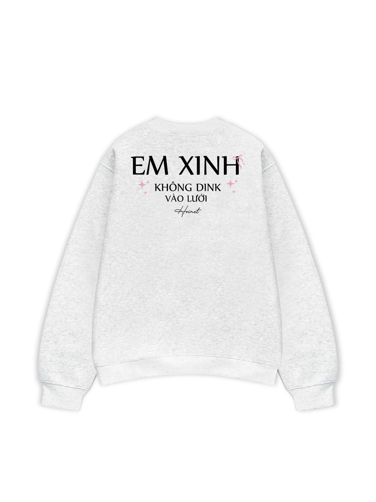 Áo Sweater Nỉ Hai Da Không Dink Vào Lưới
