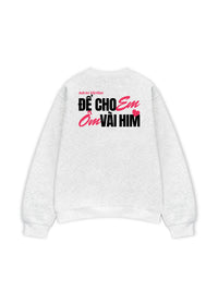 Áo Sweater Nỉ Hai Da Anh Im Vài Hôm