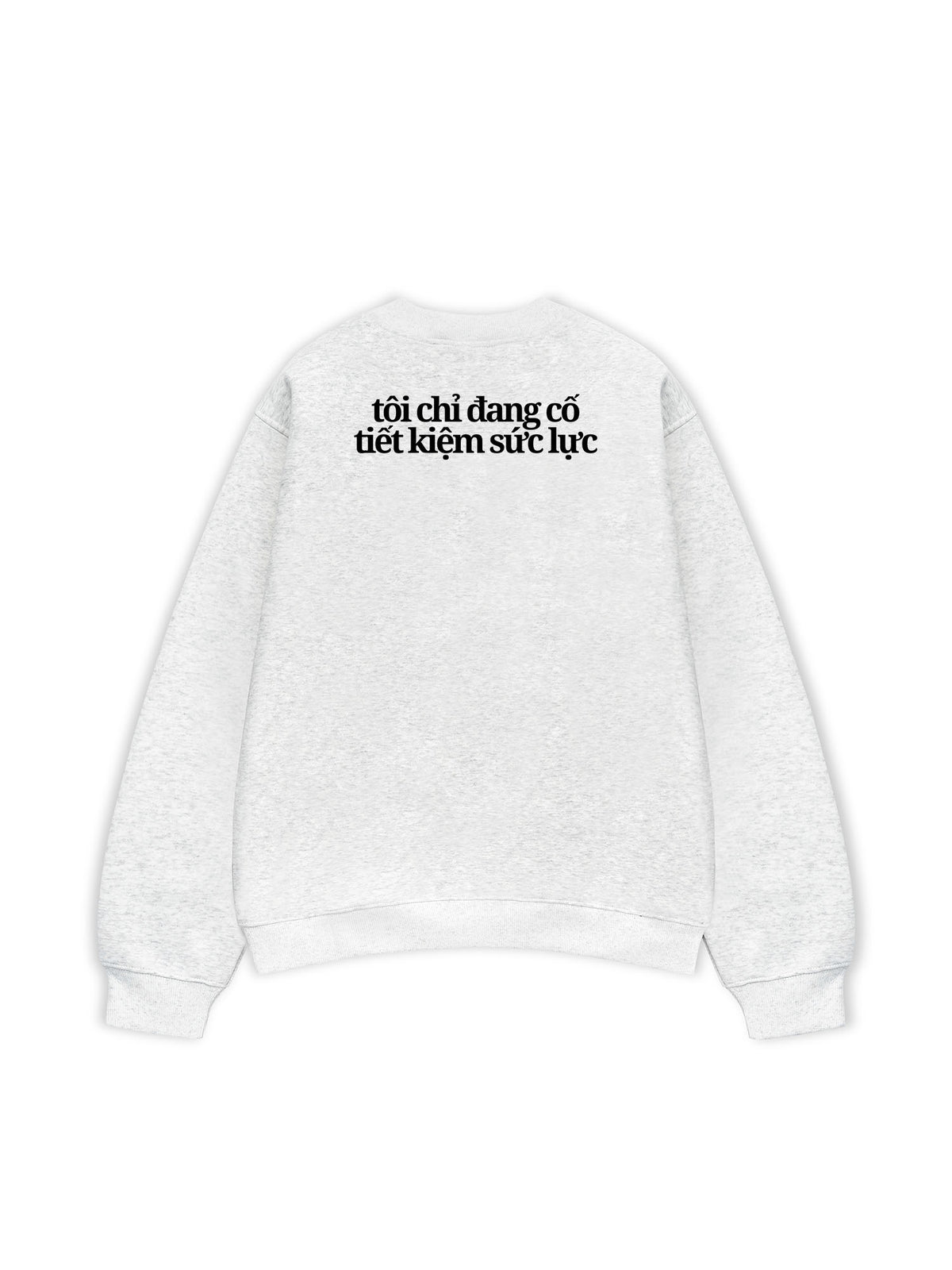 Áo Sweater Nỉ Hai Da Lười