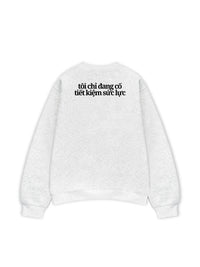 Áo Sweater Nỉ Hai Da Lười