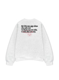 Áo Sweater Nỉ Hai Da Anh Nhớ Em
