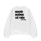 Áo Sweater Nỉ Hai Da Người Hướng Về Tiền
