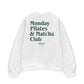 Áo Sweater Nỉ Hai Da Monday Pilates & Matcha