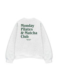 Áo Sweater Nỉ Hai Da Monday Pilates & Matcha
