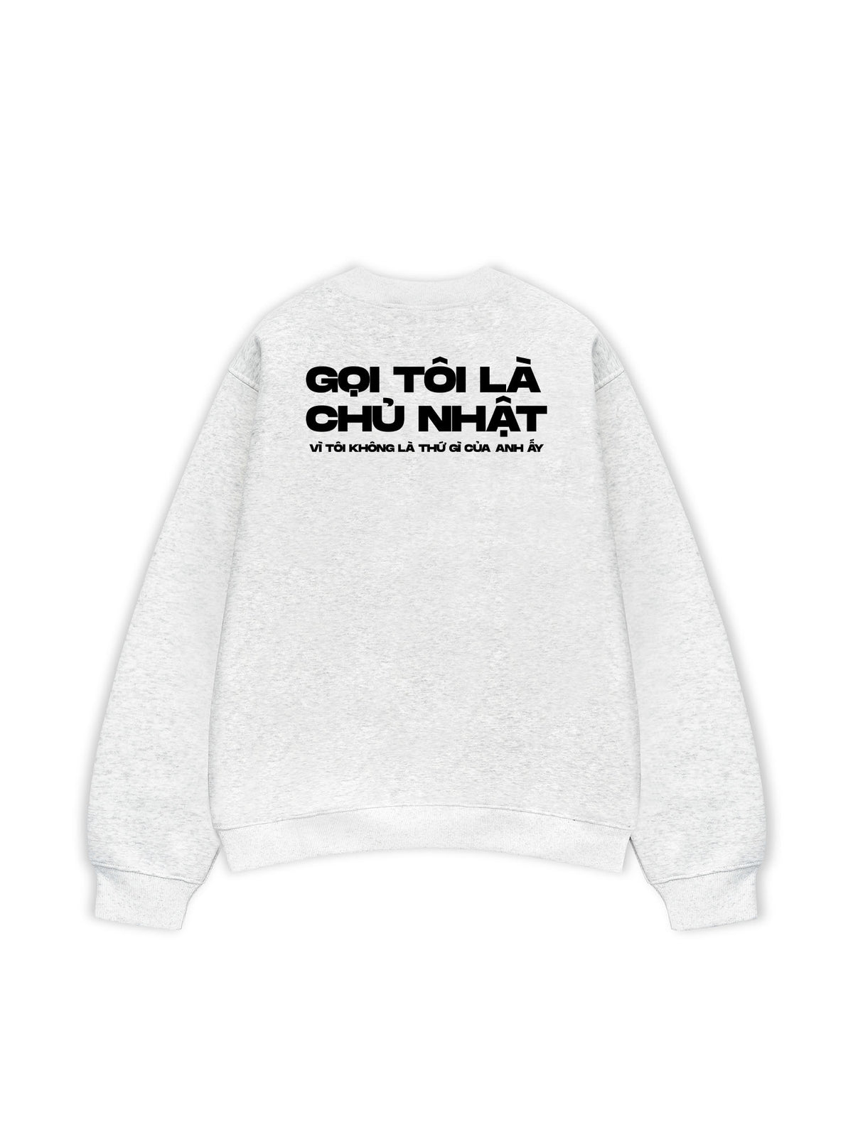 Áo Sweater Nỉ Hai Da Không Là Thứ Gì Của Anh Ấy