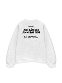Áo Sweater Nỉ Hai Da Xin Lỗi Em