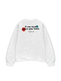 Áo Sweater Nỉ Hai Da Space