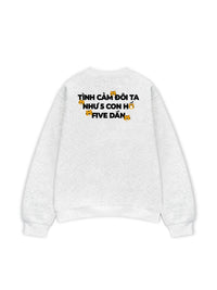Áo Sweater Nỉ Hai Da Five Dần
