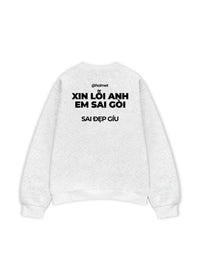 Áo Sweater Nỉ Hai Da Xin Lỗi Anh