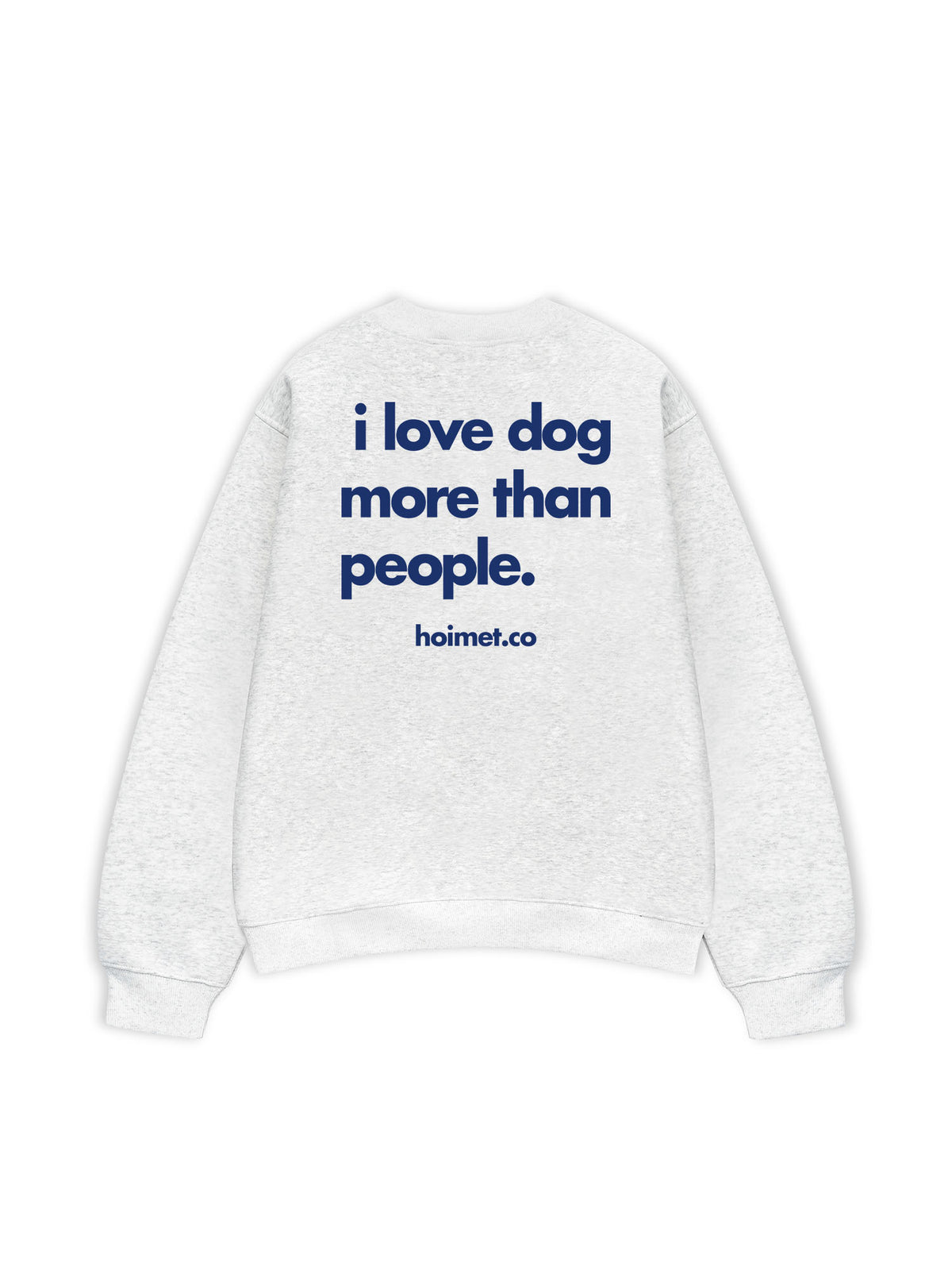 Áo Sweater Nỉ Hai Da I Love Dog