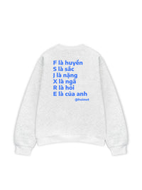 Áo Sweater Nỉ Hai Da E Là Của Anh