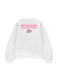 Áo Sweater Nỉ Hai Da Cá Khóc Biển Có Biết Không