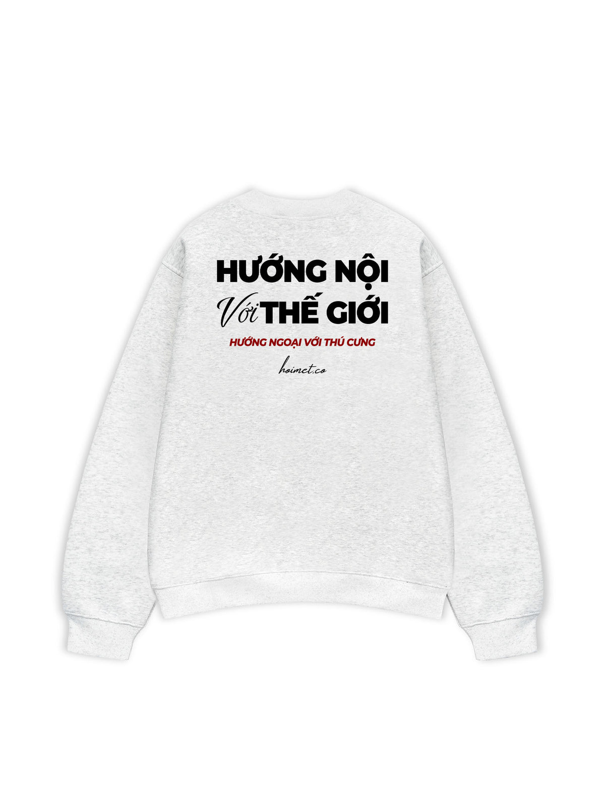 Áo Sweater Nỉ Hai Da Hướng Ngoại Với Thú Cưng