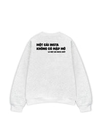 Áo Sweater Nỉ Hai Da Insta Không Có Mập Mờ