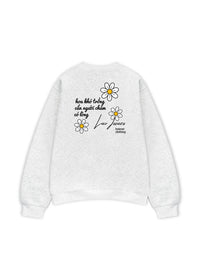 Áo Sweater Nỉ Hai Da Hoa Khó Trồng