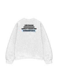 Áo Sweater Nỉ Hai Da Em Không Biết Cách