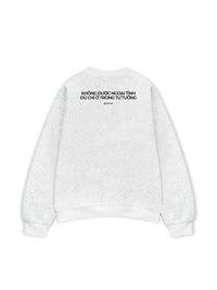 Áo Sweater Nỉ Hai Da Không Được Ngoại Tình