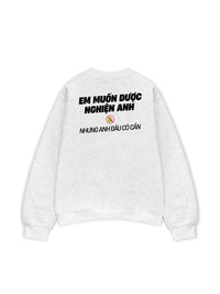 Áo Sweater Nỉ Hai Da Nghiện Anh