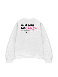 Áo Sweater Nỉ Hai Da Hơi Mệt Là Chia Tay