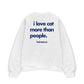 Áo Sweater Nỉ Hai Da I Love Cat