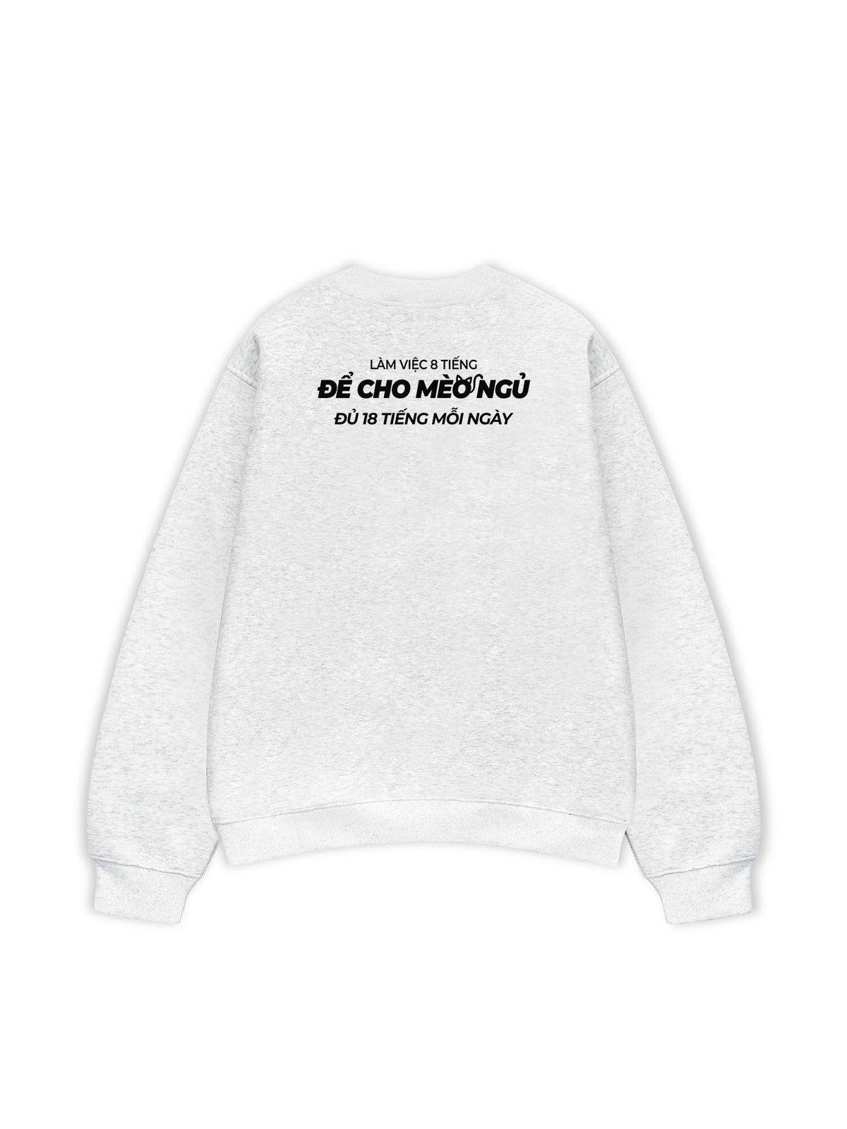 Áo Sweater Nỉ Hai Da Để Cho Mèo Ngủ
