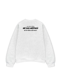 Áo Sweater Nỉ Hai Da Để Cho Mèo Ngủ