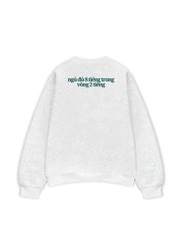 Áo Sweater Nỉ Hai Da Buồn Ngủ
