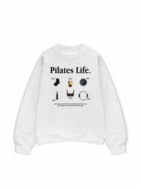 Áo Sweater Nỉ Hai Da  Pilates Life