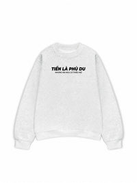 Áo Sweater Nỉ Hai Da Tiền Là Phù Du