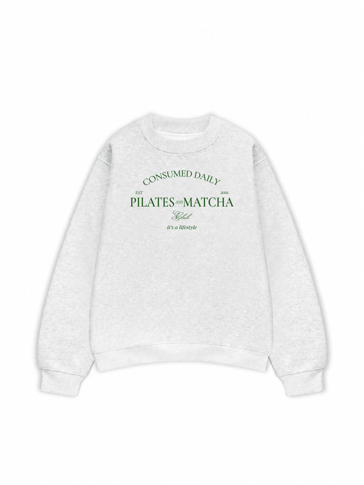 Áo Sweater Nỉ Hai Da Pilates And Matcha