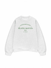 Áo Sweater Nỉ Hai Da Pilates And Matcha
