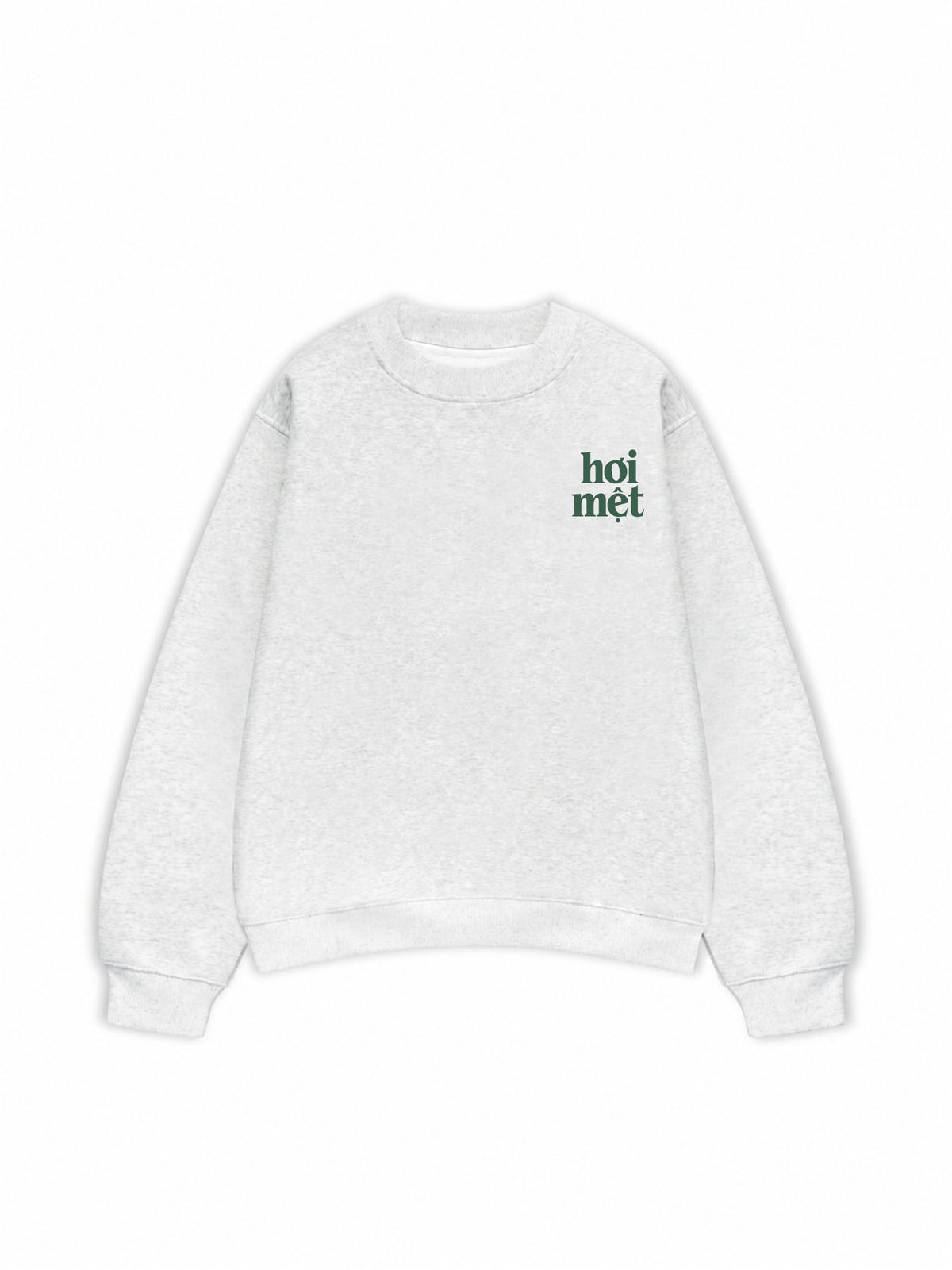 Áo Sweater Nỉ Hai Da Monday Pilates & Matcha