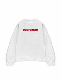 Áo Sweater Nỉ Hai Da Bà Chã Hơm