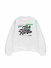 Áo Sweater Nỉ Hai Da Tích Tiểu Xài Đại