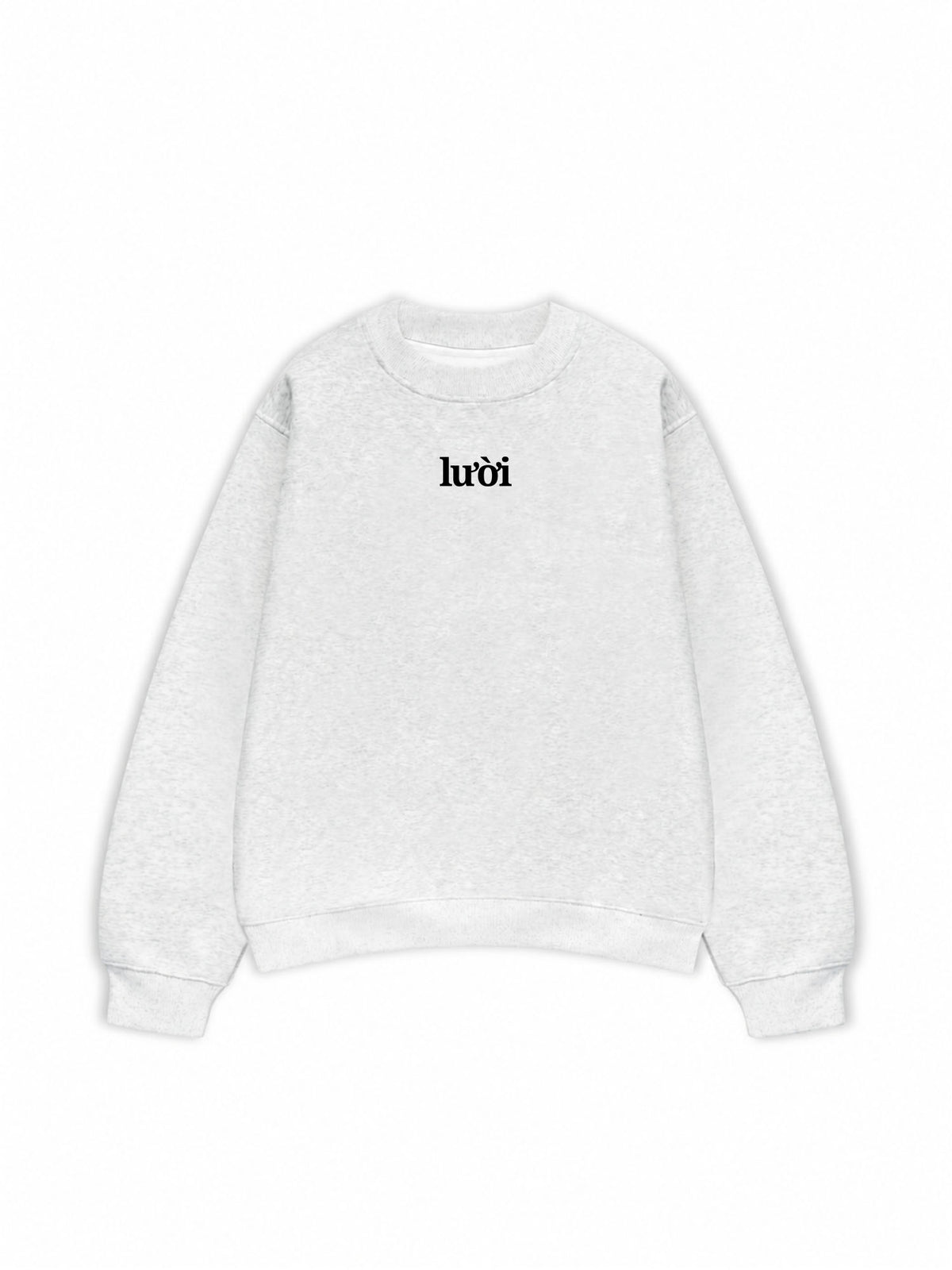 Áo Sweater Nỉ Hai Da Lười