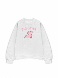 Áo Sweater Nỉ Hai Da Piglates